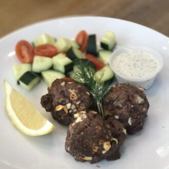 Greek meatballs for 2