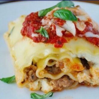 Lasagna roll ups for 6