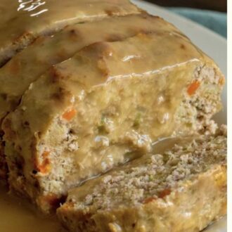 Turkey meatloaf with gravy 2