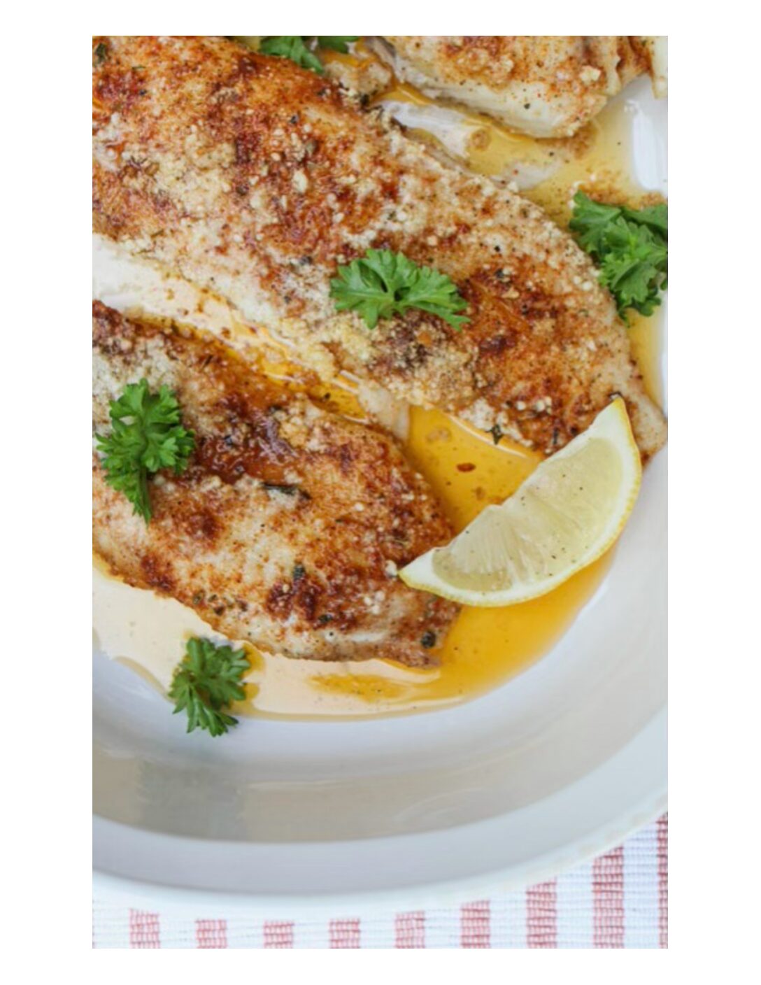 Parmesan Crusted Cajun Tilapia