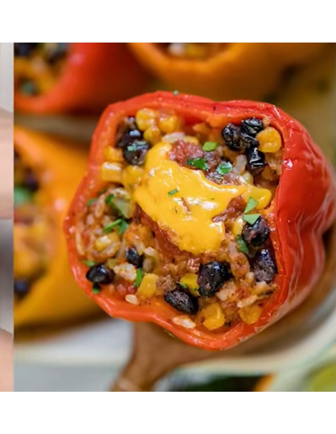 Taco stuffed pepper fam 2