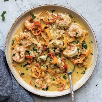 Green Thai shrimp curry Fam 2