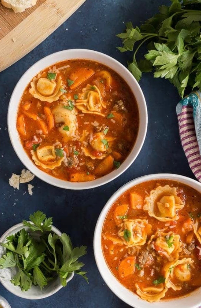 Sausage Tortellini Soup fam 2