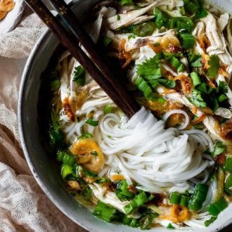 Chicken pho noodle bowl fam 2