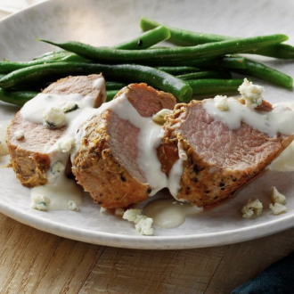 Pork Tenderloin with Gorgonzola Cream