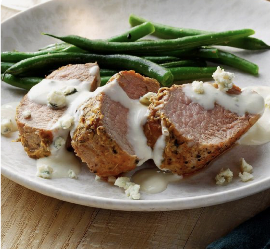 Pork Tenderloin with Gorgonzola Cream