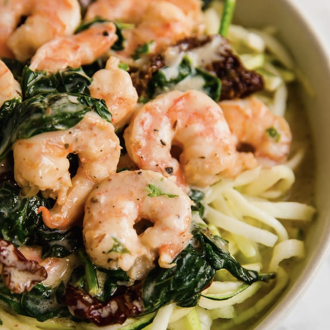 Tuscan Garlic Shrimp