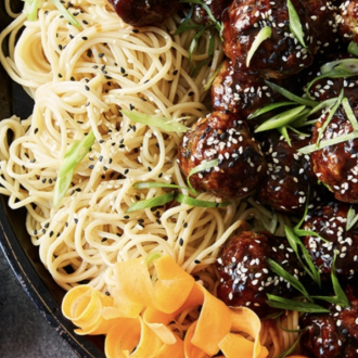 Sweet N' Sticky Meatballs