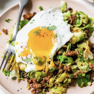 Smokey & Spicy Brussel Sprout Bowl