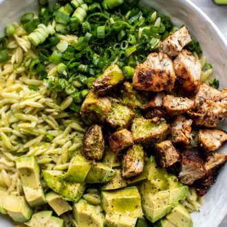 Grilled Chicken Orzo Salad