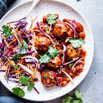Pineapple BBQ Meatballs