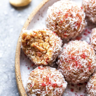 Strawberry Shortcake Energy Ball
